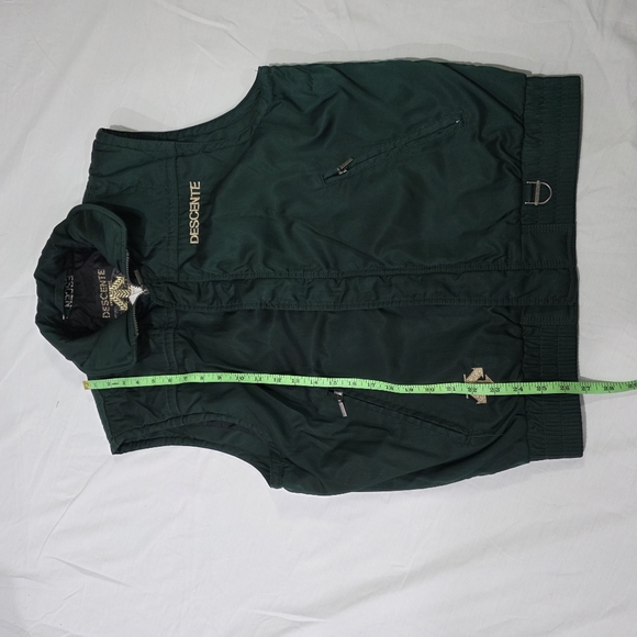 Vintage Descente Dark Green Ski Vest. L - Picture 12 of 12